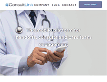Tablet Screenshot of mdconsultlink.com